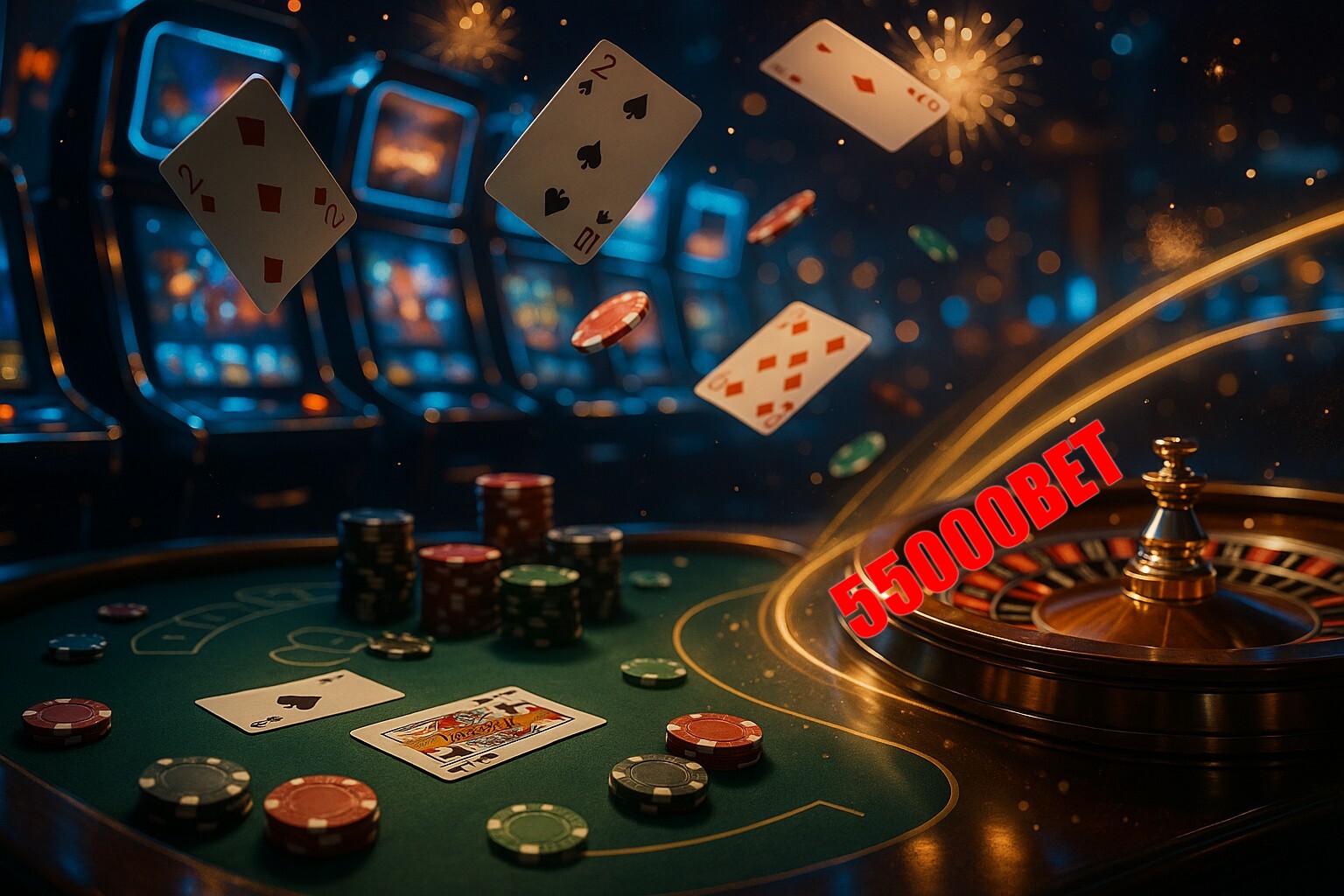 Jogos emocionantes no 55000BET